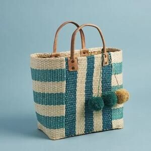 New Mar Y Sol Collins Tote Blue green